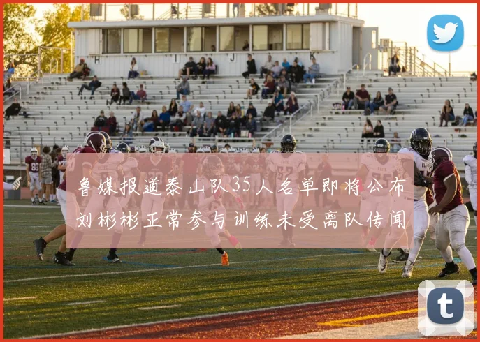 鲁媒报道泰山队35人名单即将公布刘彬彬正常参与训练未受离队传闻影响